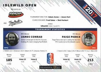 2017 Disc Golf Pro Tour - Venues #NNO Idlewild Open (James Conrad / Paige Pierce) Back